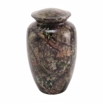 Mossy Oak Camo Full-Size Urn – memorial urn in Mossy Oak camouflage finish for holding a full portion of cremation ash, by Sands of Time.