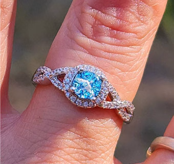 Melody G -Cremation Glass