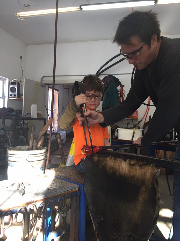 Nate M, Memorial Glass Artist at Sands of Time