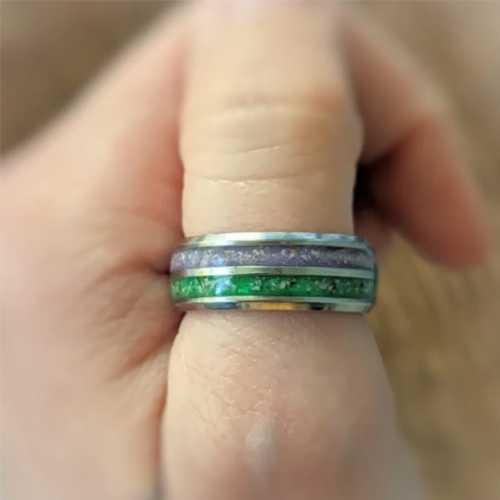 Dual Channel Cremation Ring