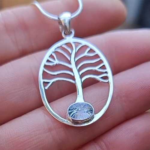 Family Tree Cremation Pendant