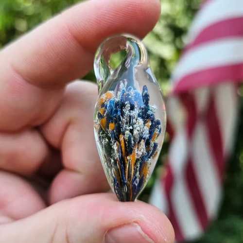 Garden Drops with Cremation Ash