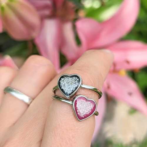 Memorial Heart Cremation Ring
