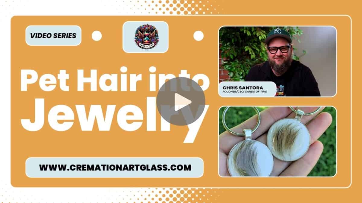 turn pet hair into jewelry