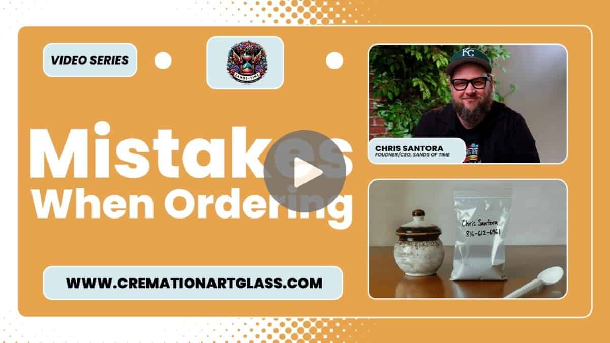 mistakes when ordering cremation jewelry